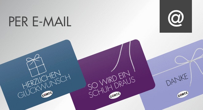 Görtz Geschenkkarte nutzen