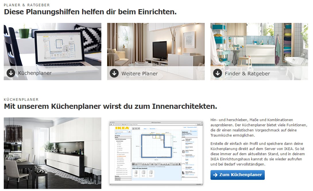 IKEA macht die Planung von zuhause möglich