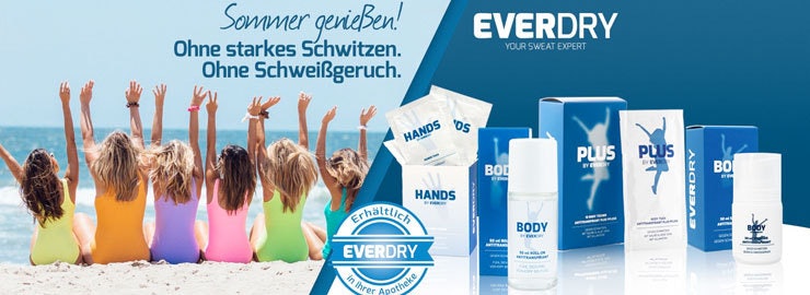 Everdry gegen Schwitzen nutzen