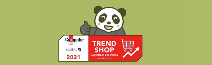 Green Panda ist laut Computer Bild Trend Shop 2021