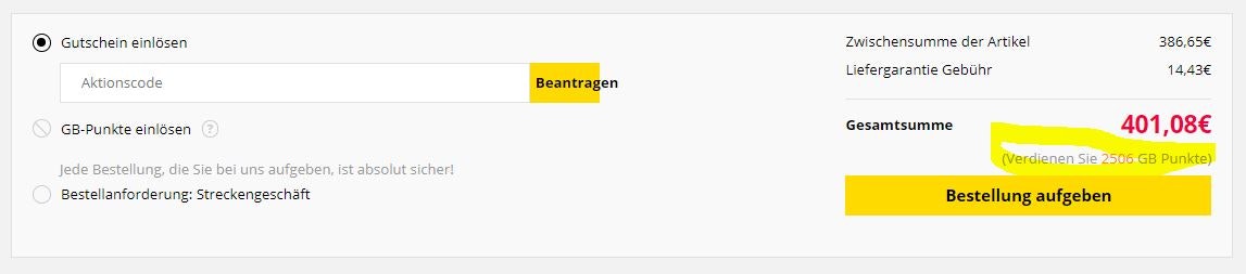 Gearbest Bonuspunkte sammeln