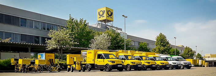 Fahrzeuge der Deutschen Post