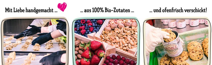 Kekse aus 100% Bio-Zutaten