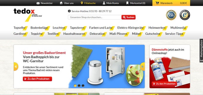 Teppich Domane Harste Tedox