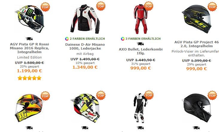 Motoin Online-Bestellung