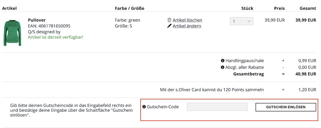 s.Oliver Gutschein ≫ 50% Rabatt 9 aktuelle Aktionen